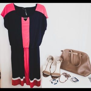 Nic & Dom Navy Dress- Size L